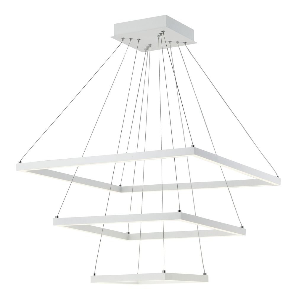 modern square pendant light