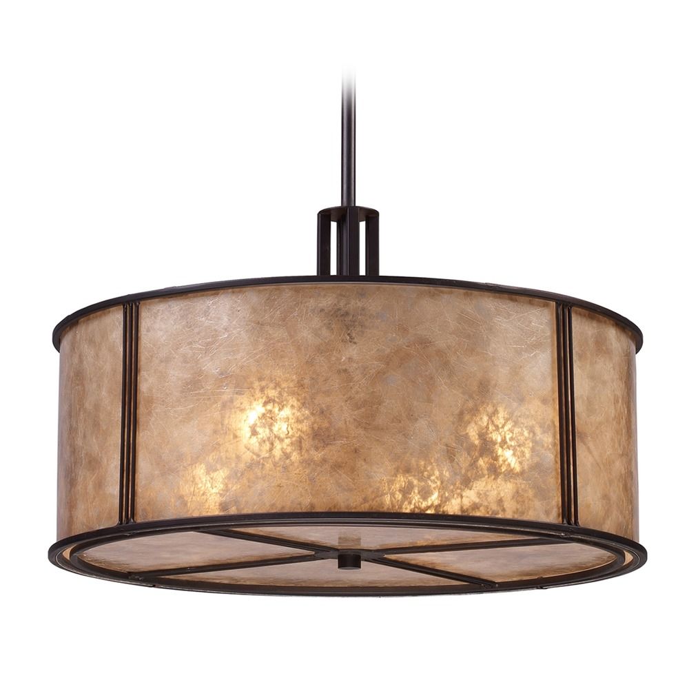 Barringer Aged Bronze Pendant Light With Drum Shade Includes Barringer Aged Bronze Pendant Light With Drum Shade Includes Recessed Adapter Kit