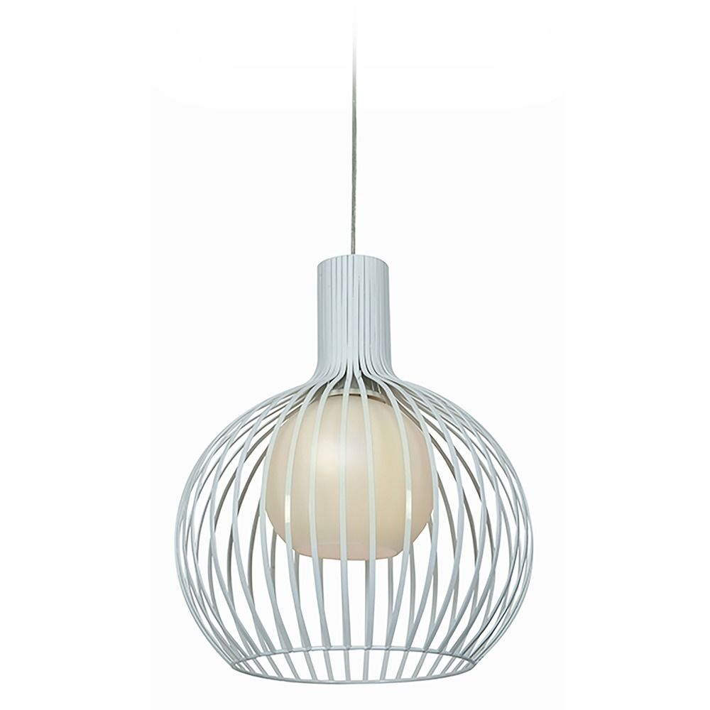 Access Lighting Chuki White Mini Pendant Light With Globe Shade At Destination Access Lighting Chuki White Mini Pendant Light With Globe Shade At Destination