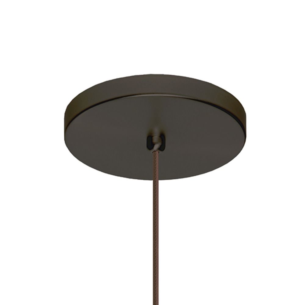 Besa Lighting Zumi Bronze LED MiniPendant Light with Oblong Shade