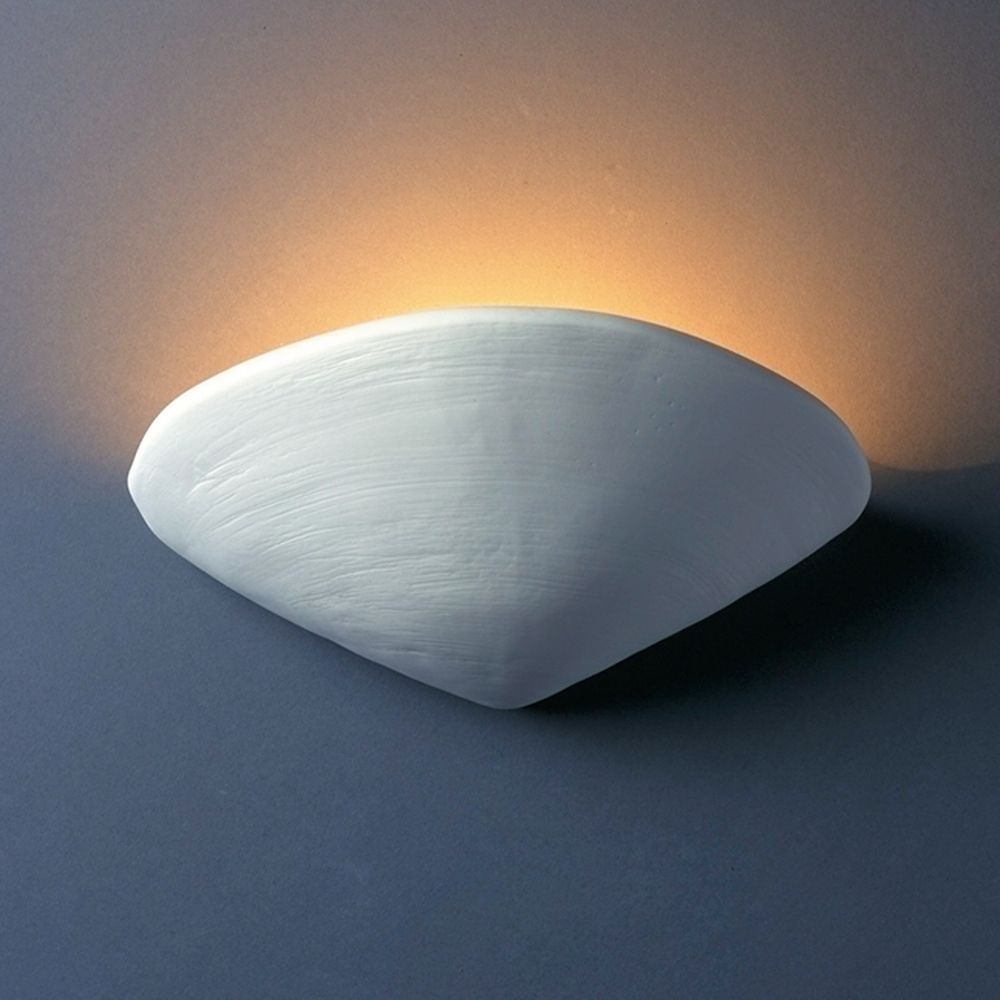 Sconce Wall Light in Bisque Finish.