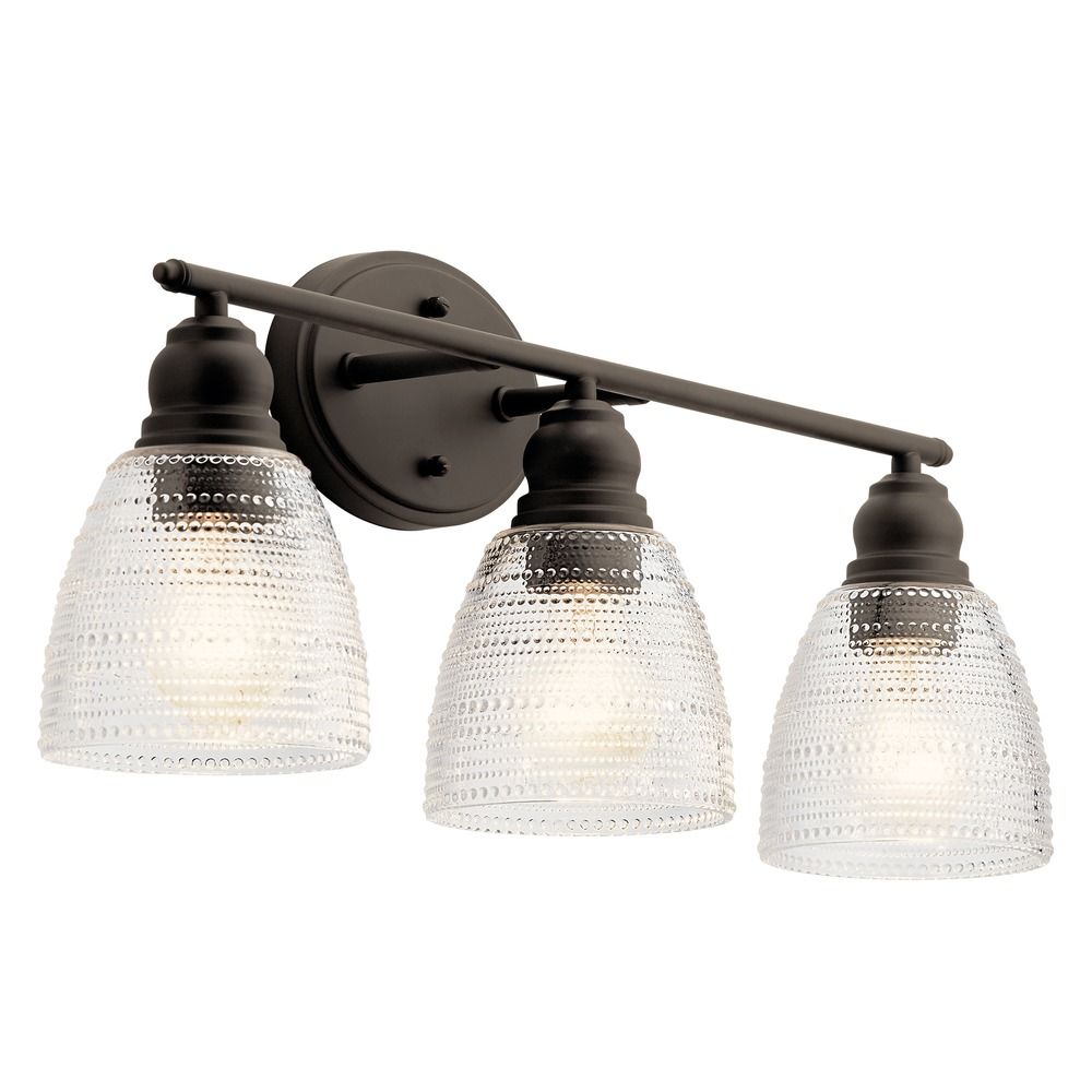 Kichler Lighting Karmarie 3 Light Olde Bronze Bathroom Light 45697oz Destination Lighting Kichler Lighting Karmarie 3 Light Olde Bronze Bathroom Light 45697oz Destination Lighting