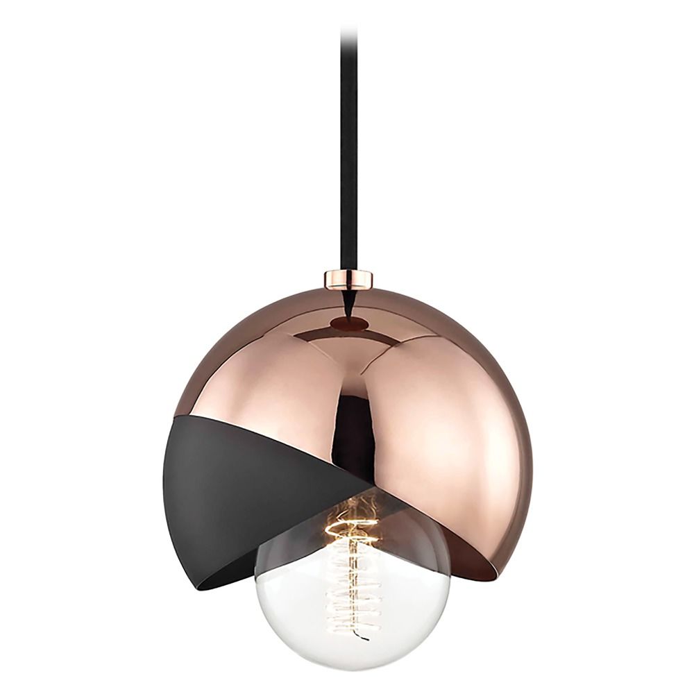 Mid Century Modern Mini Pendant Light Copper Mitzi Emma By Hudson Mid Century Modern Mini Pendant Light Copper Mitzi Emma By Hudson Valley