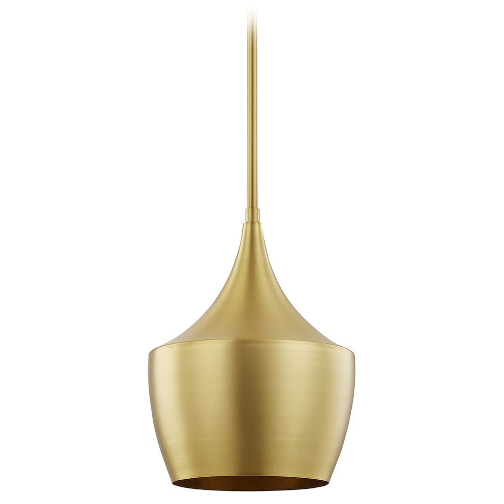 Design Classics Helenna Satin Brass Pendant Light