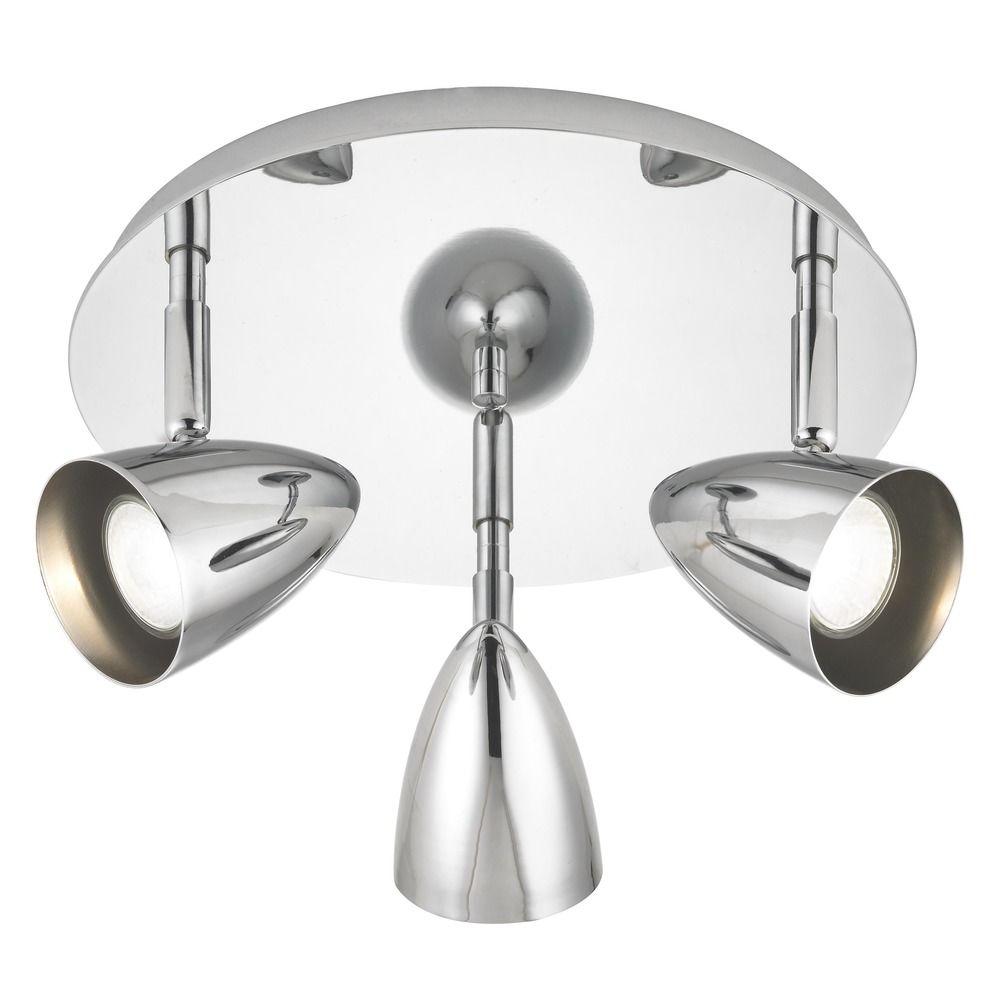 Semi Flush Adjule 3 Light Directional Spot Chrome 1923 Semi Flush Adjule 3 Light Directional Spot Chrome Alt2