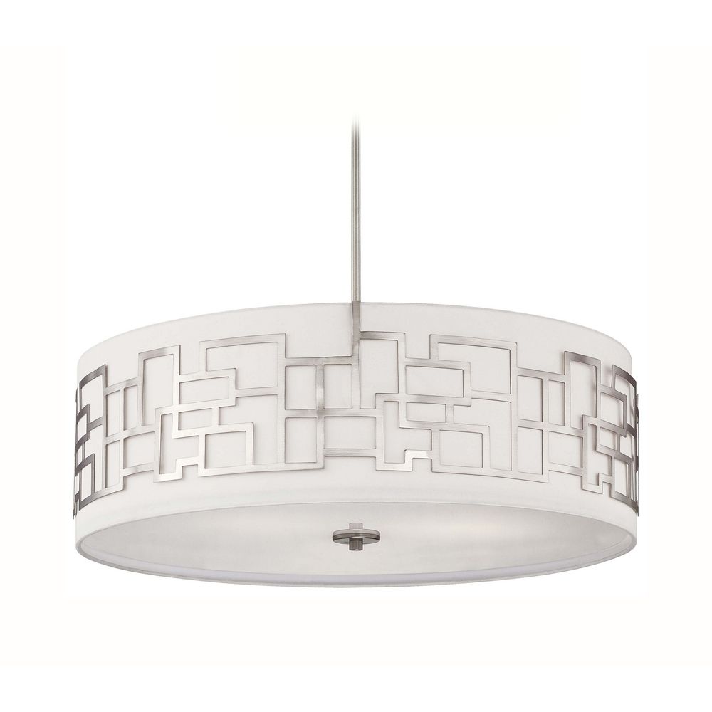 modern drum pendant light