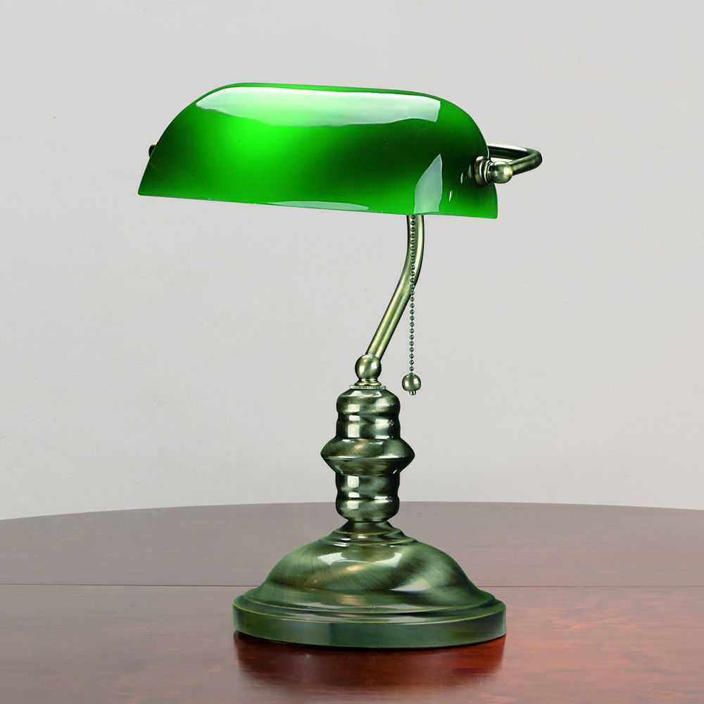 cheap bankers lamp