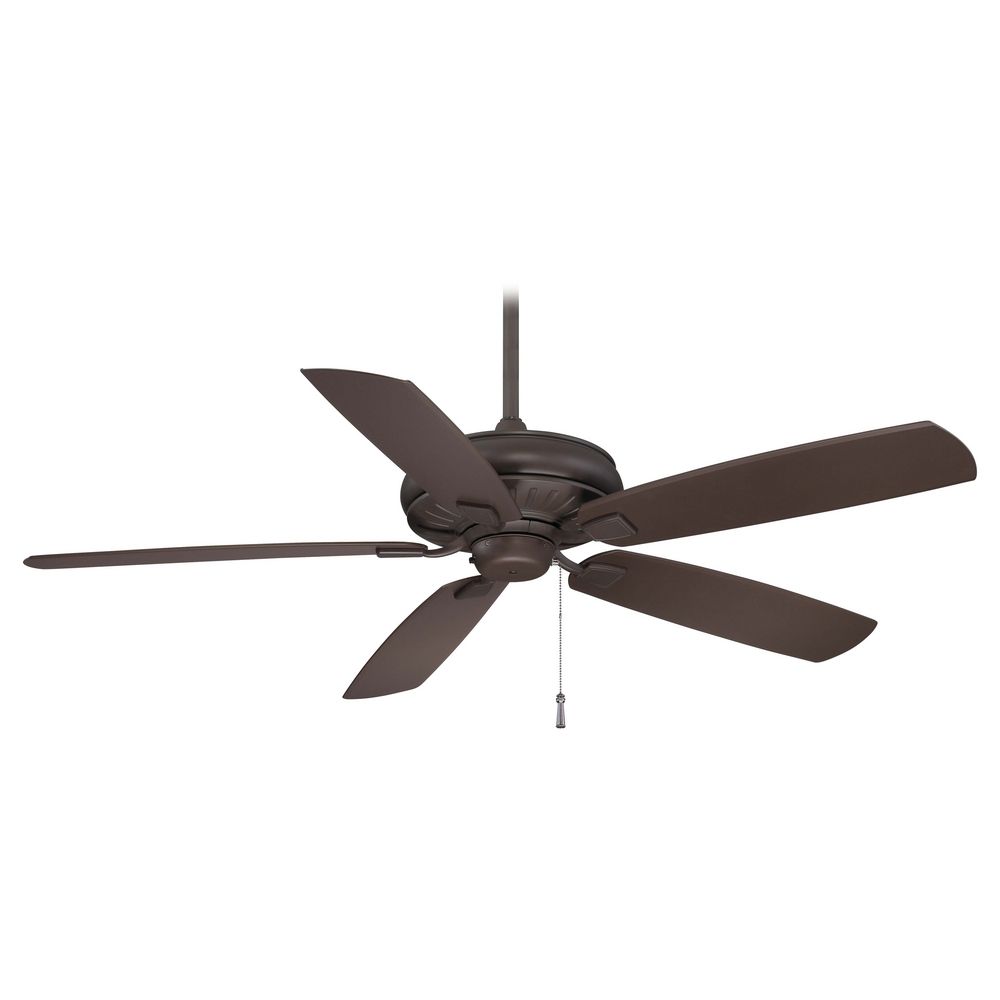 60 Inch Ceiling Fan Without Light In Oil Rubbed Bronze Finish