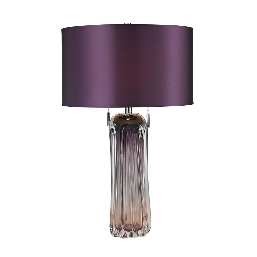 Dimond Lighting Purple Table Lamp with Drum Shade | D2661 | Destination