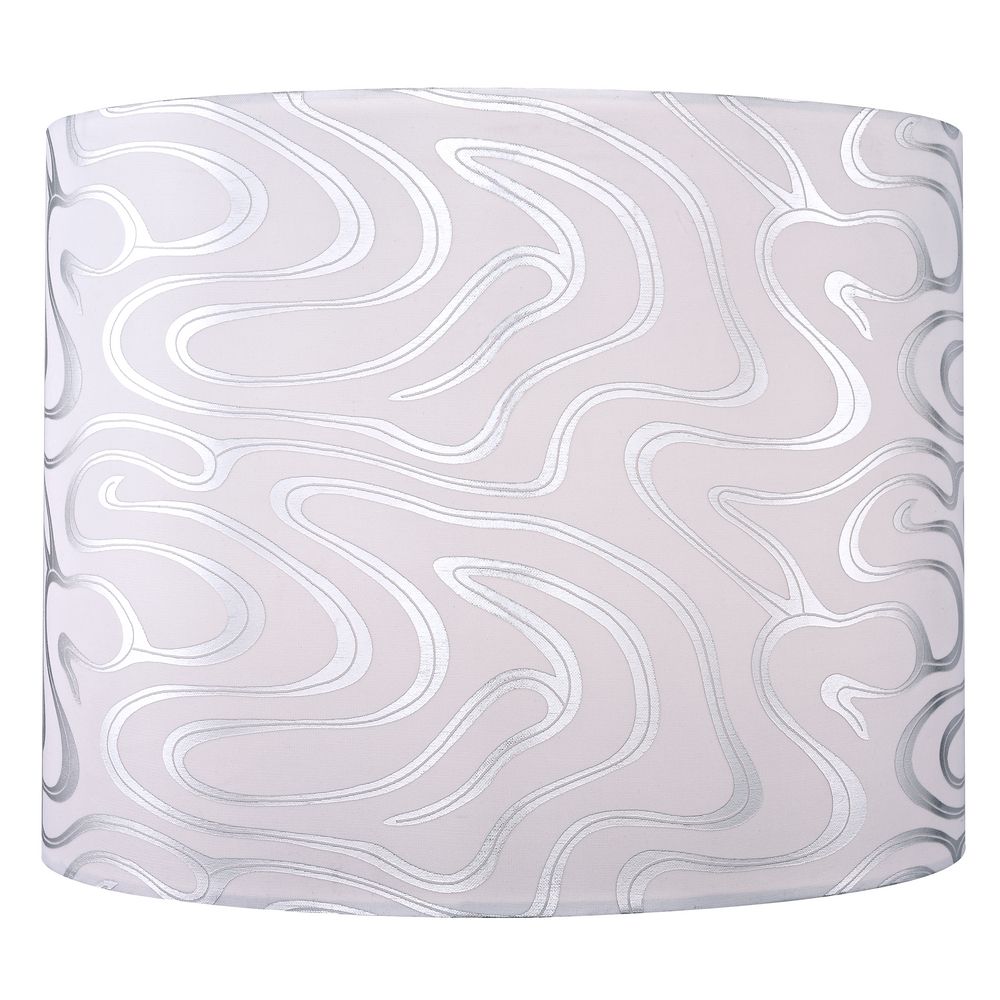 Silver Drum Lamp Shade With Spider Assembly Sh9497 Destination Design Classics Lighting Silver Drum Lamp Shade With Spider Assembly Sh9497