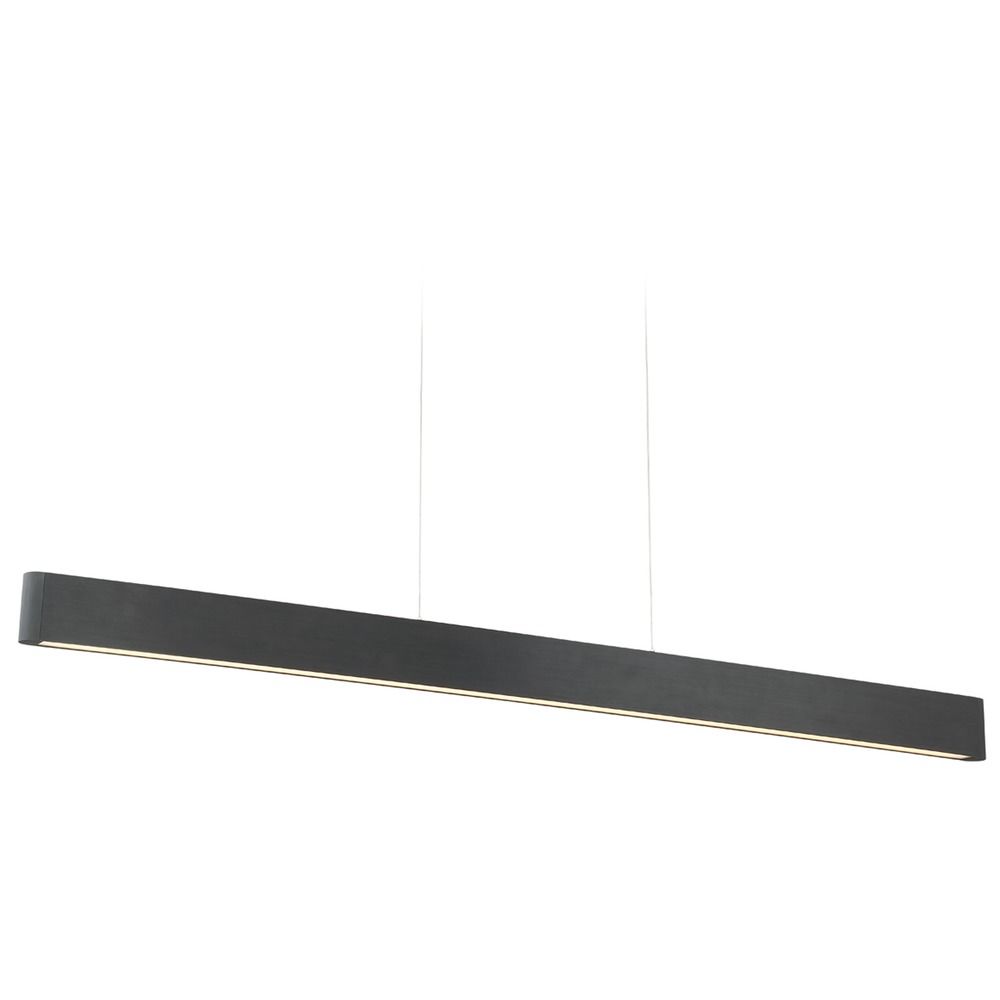 Volo 54-Inch LED Linear Pendant in Black 3000K PD-22754-BK Destination  Lighting