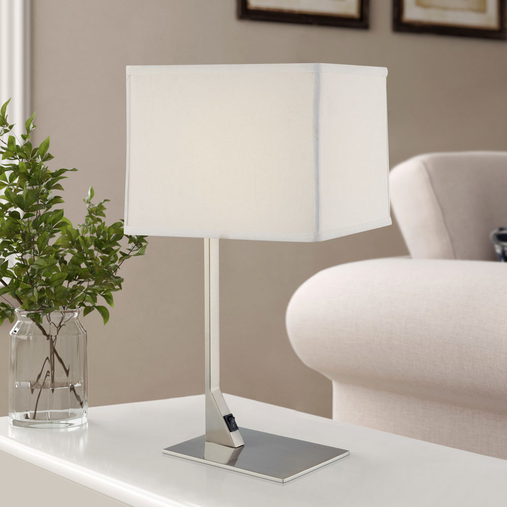 Table Lamps With Rectangular Shades / Our lamp shades and lamp bases
