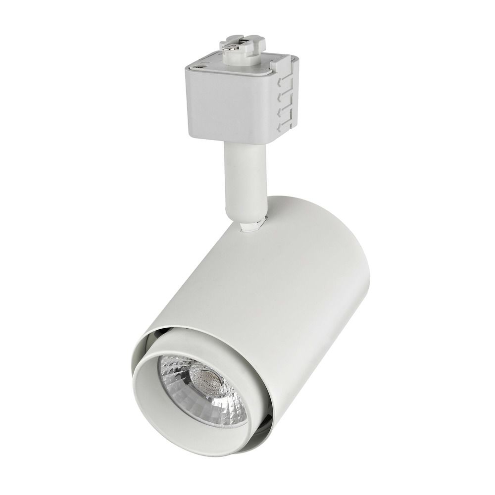 White Led Track Head Cylinder Light For Juno Systems 2700k White Led Track Head Cylinder Light For
