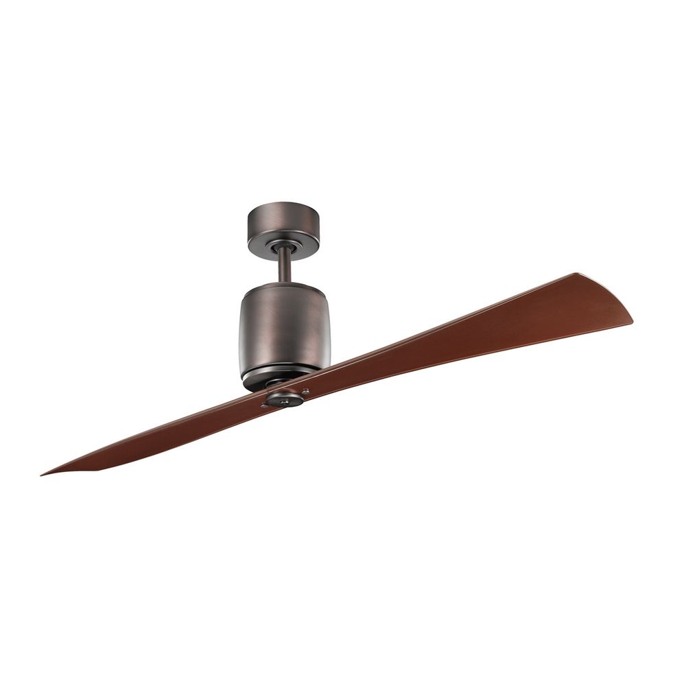 Kichler Modern Fan Without Light In Oil Brushed Bronze Finish At Destination Lighting