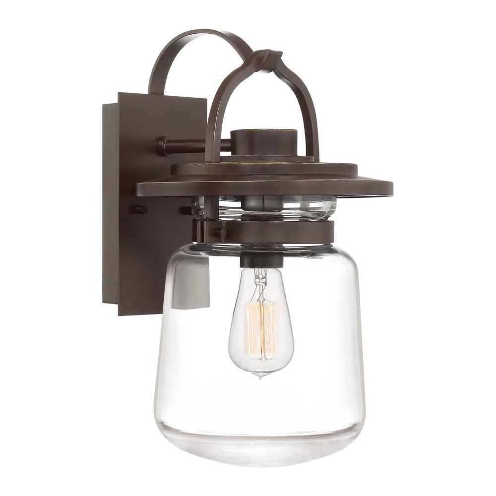 Country Cottage Outdoor Wall Light Bronze Lasalle By Quoizel Cottage Outdoor Wall Light Bronze