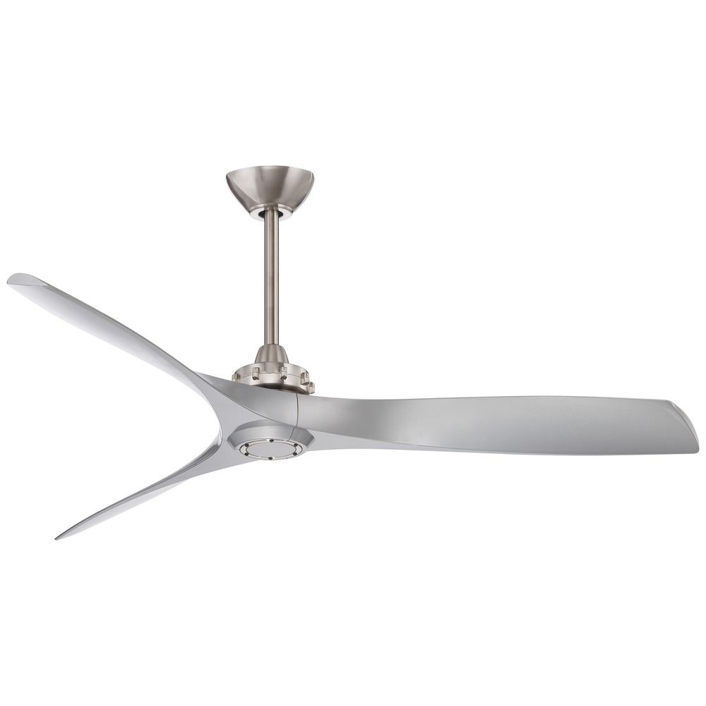 60 Inch Minka Aire Brushed Nickel Ceiling Fan Without Light F853 Minka Aire 60 Inch Brushed Nickel Ceiling Fan Without Light F853 Bn Hover Or To Zoom