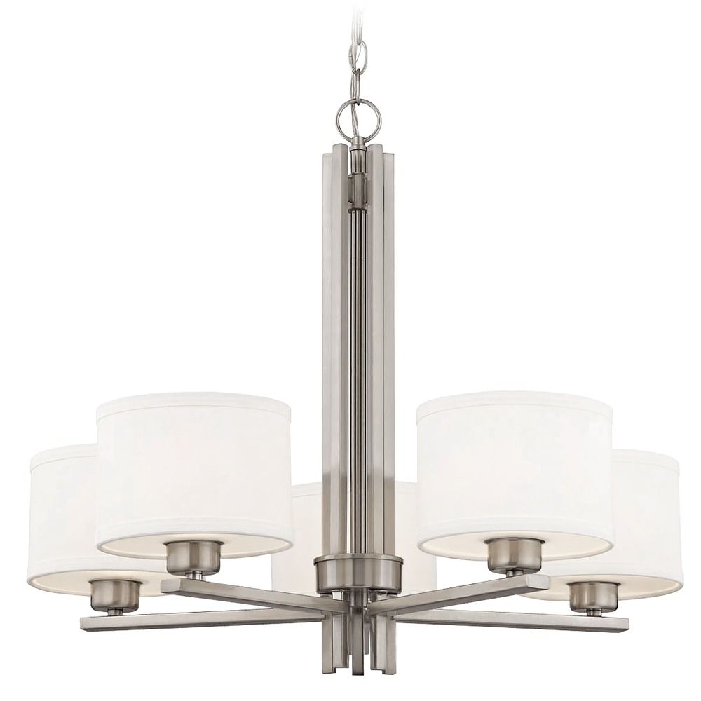 Dolan Designs Tecido Satin Nickel Chandelier At Destination Lighting Dolan Designs Tecido Satin Nickel Chandelier At Destination Lighting
