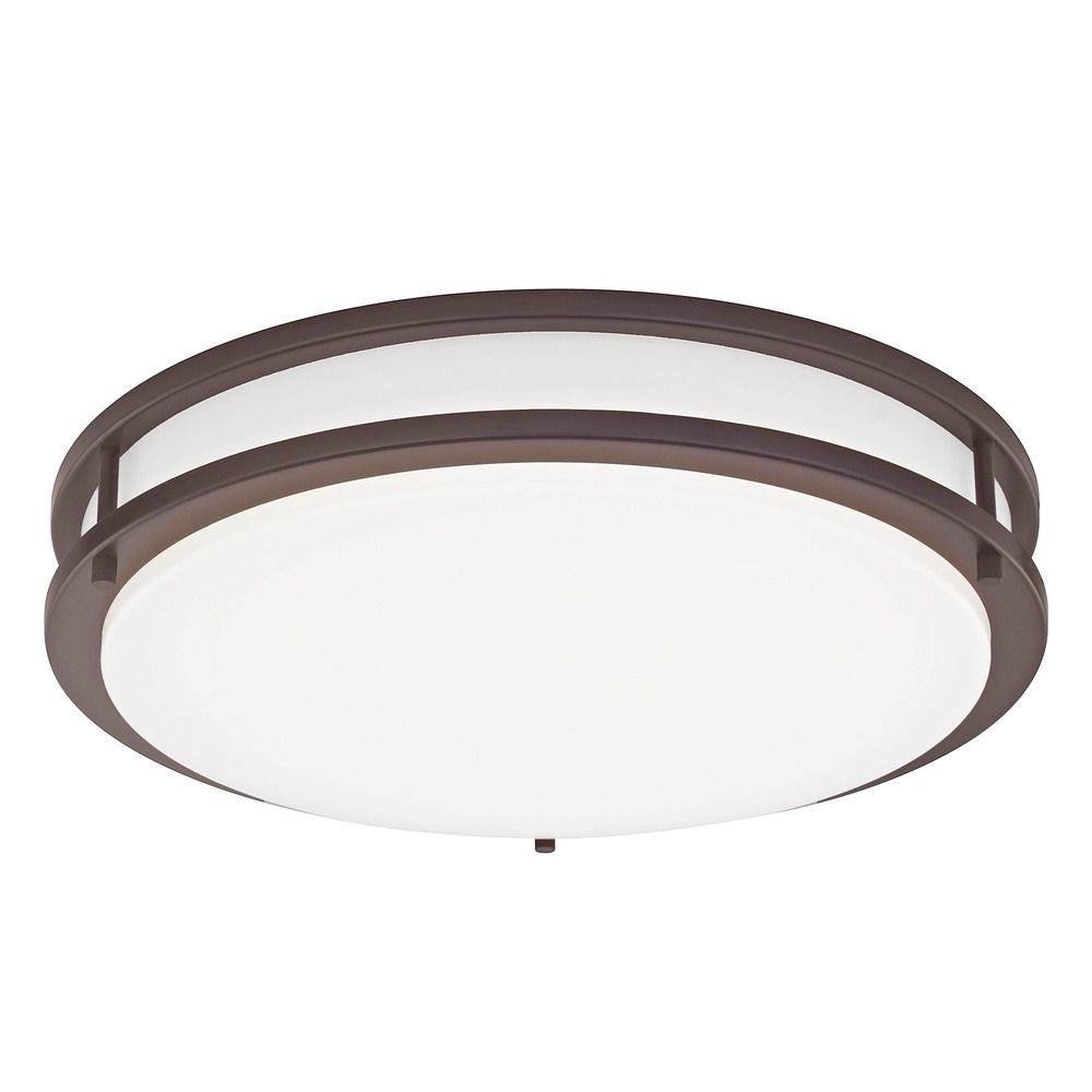 Led Flush Mount Ceiling Light Bronze 17 Inch 3016 90 30 Destination Lighting