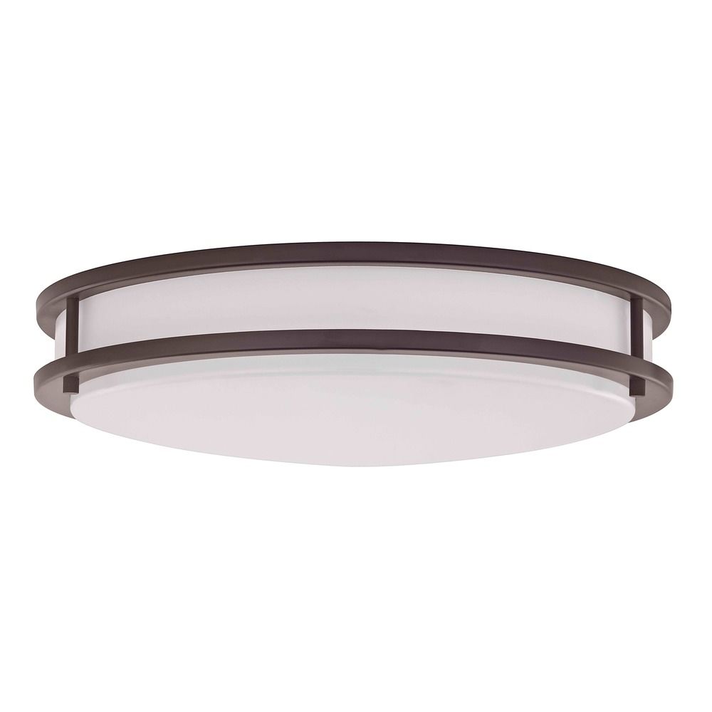 Led Flush Mount Ceiling Light Bronze 17 Inch 3016 90 30 Destination Lighting