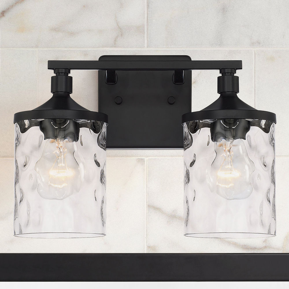 Homeplace By Capital Lighting Colton Matte Black Bathroom Light