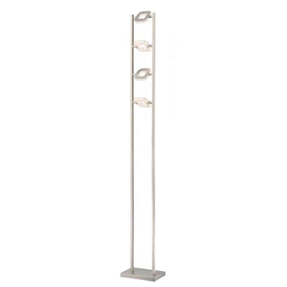 Lite Source Zale Brushed Nickel Led Floor Lamp Ls 83069 Lite Source Lighting Zale Brushed Nickel Led Floor Lamp Ls 83069