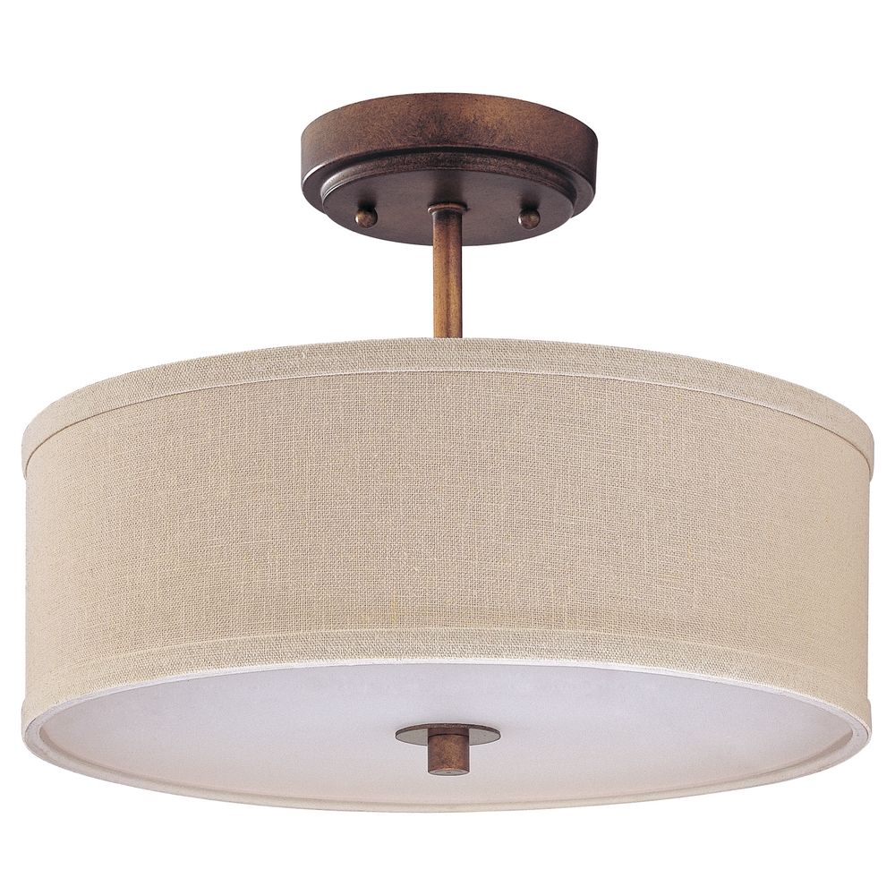 Milo Remington Bronze Semi Flushmount Light Dcl 6543 604 Sh7485 Milo Remington Bronze Semi Flushmount Light Off