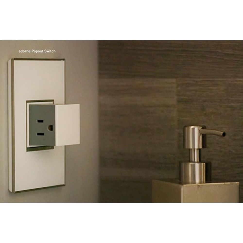 Legrand Adorne Mirror White 1 Gang Wall Plate Awm1g2mww4 Legrand Adorne Mirror White 1 Gang Wall Plate Rm1