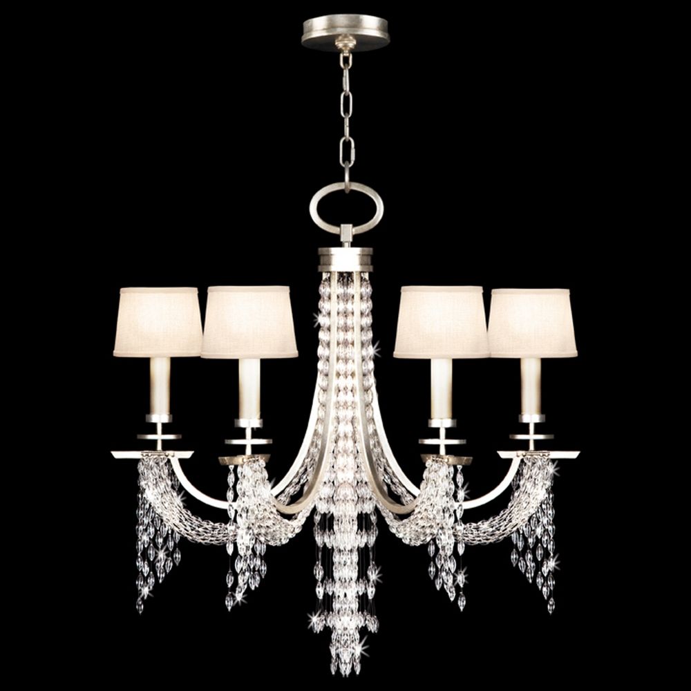 Fine Art Lamps Cascades Warm Silver Leaf Crystal Chandelier Fine Art Lamps Cascades Warm Silver Leaf Crystal Chandelier Alt1