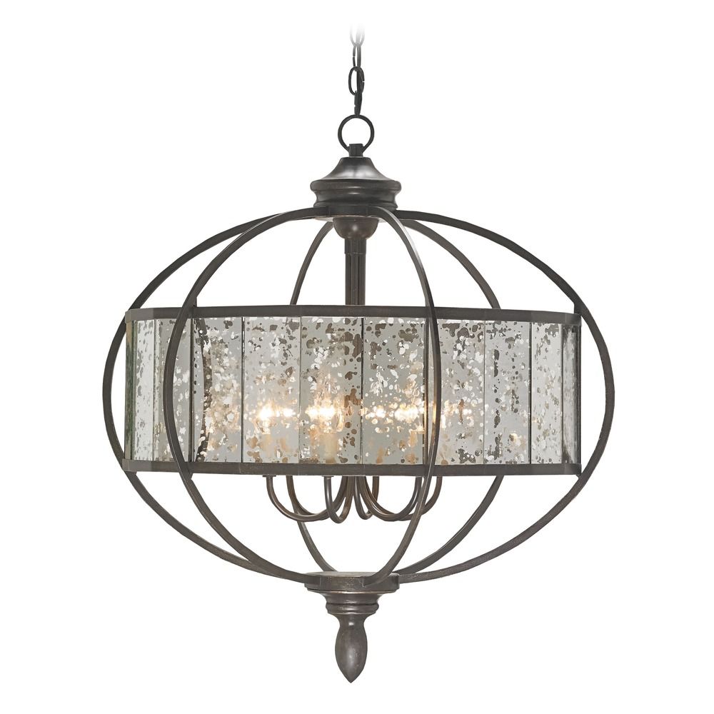 Currey And Company Lighting Florence Bronze Gold Antique Mirror Currey And Company Lighting Florence Bronze Gold Antique Mirror Chandelier 9330