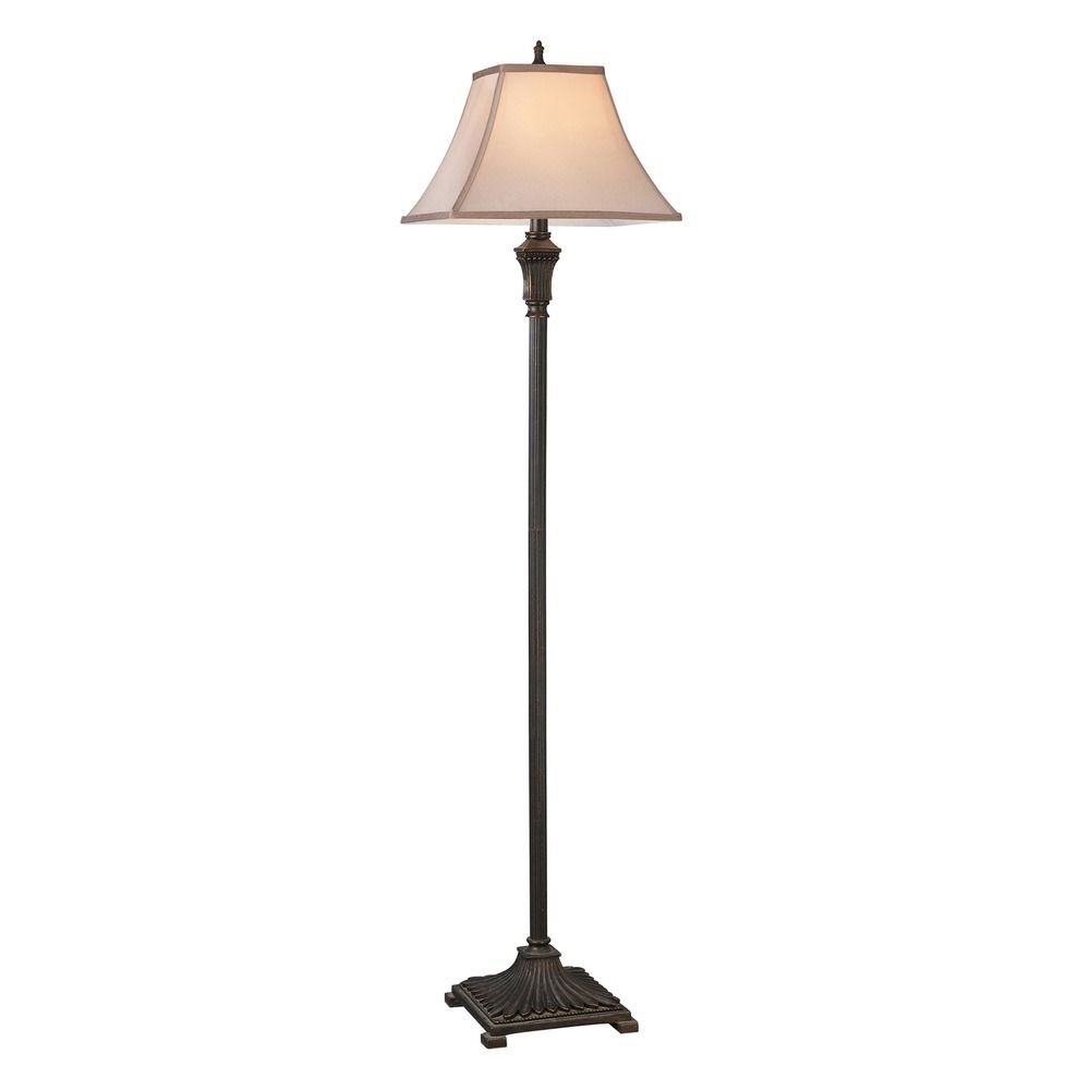 Dimond Lighting Brown Floor Lamp with Square Shade | D2370 ...