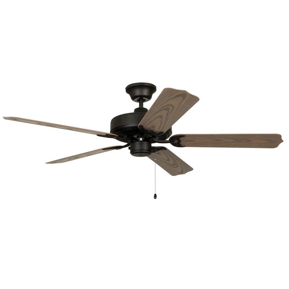 Craftmade 52 Inch Aged Bronze Outdoor Ceiling Fan Without Light