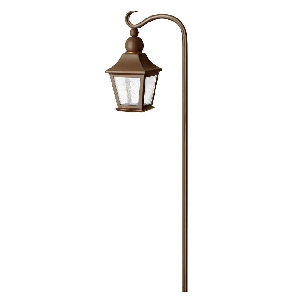 Low Voltage Seeded Glass Path Light Copper Bronze Hinkley Lighting Hinkley Lighting Low Voltage Seeded Glass Path Light Copper Bronze 1555cb