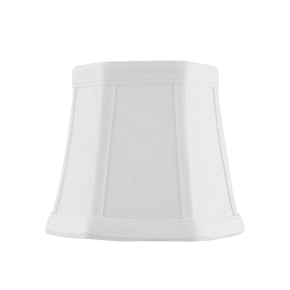 white clip on lamp shade