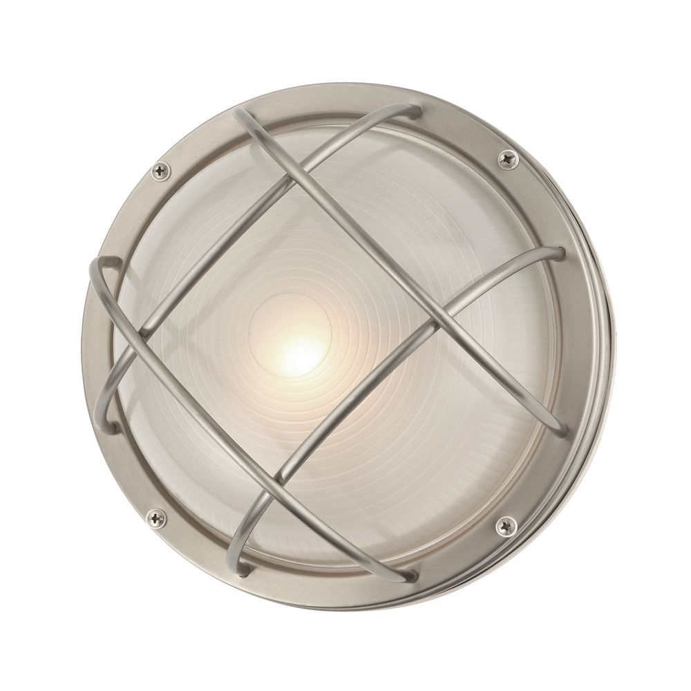 Marine Bulkhead Round Outdoor Wall Ceiling Light 10 Inches Wide At Destination Lighting