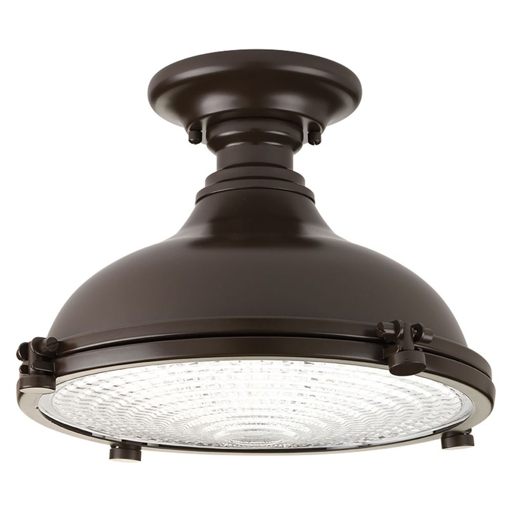Farmhouse Led Semi Flushmount Light Oil Rubbed Bronze Fresnel Lens Farmhouse Led Semi Flushmount Light Oil Rubbed Bronze Fresnel Lens By Progress Lighting P350033 108 30 Destination