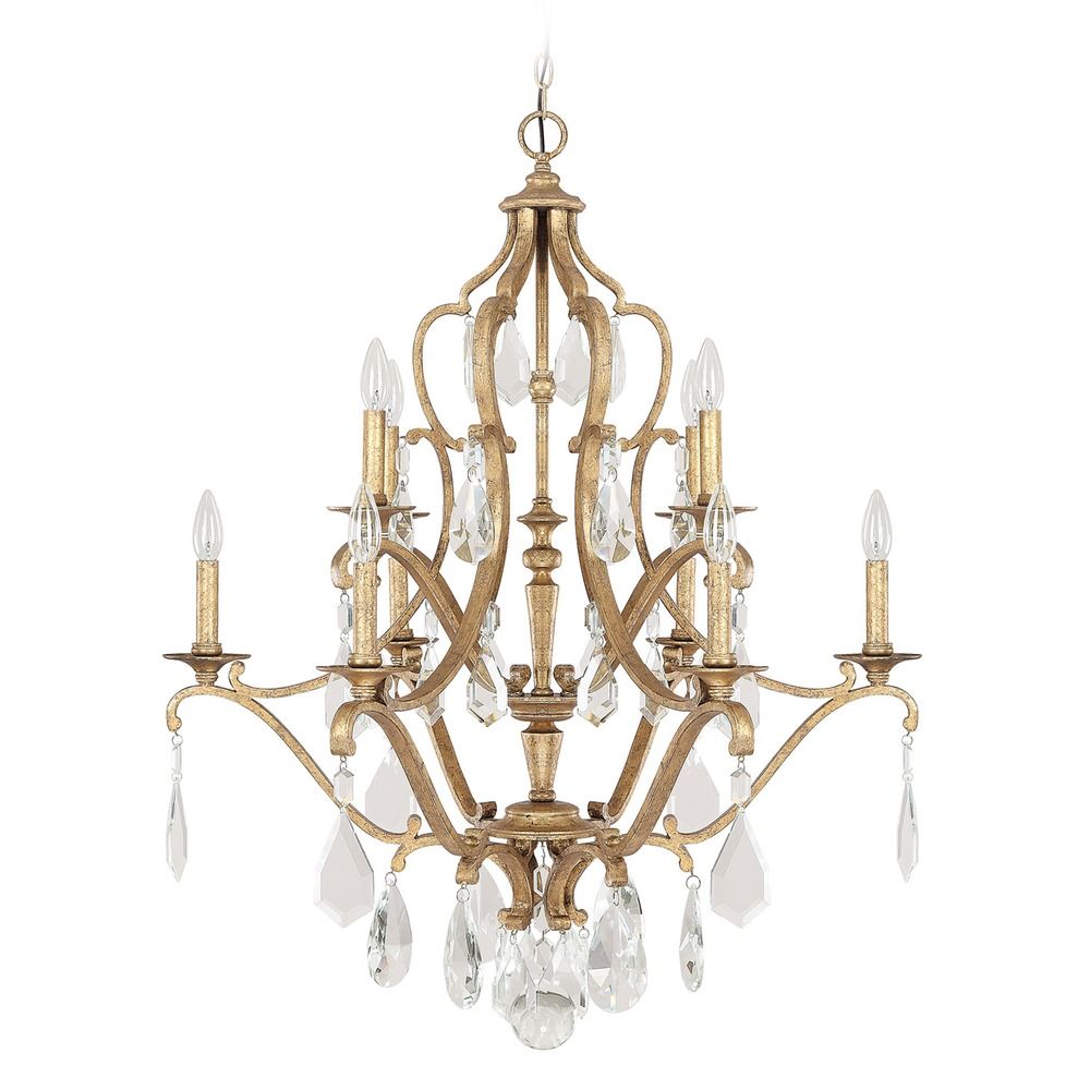 Capital Lighting Blakely Antique Gold Crystal Chandelier 4180ag Cr Capital Lighting Blakely Antique Gold Crystal Chandelier 4180ag Cr