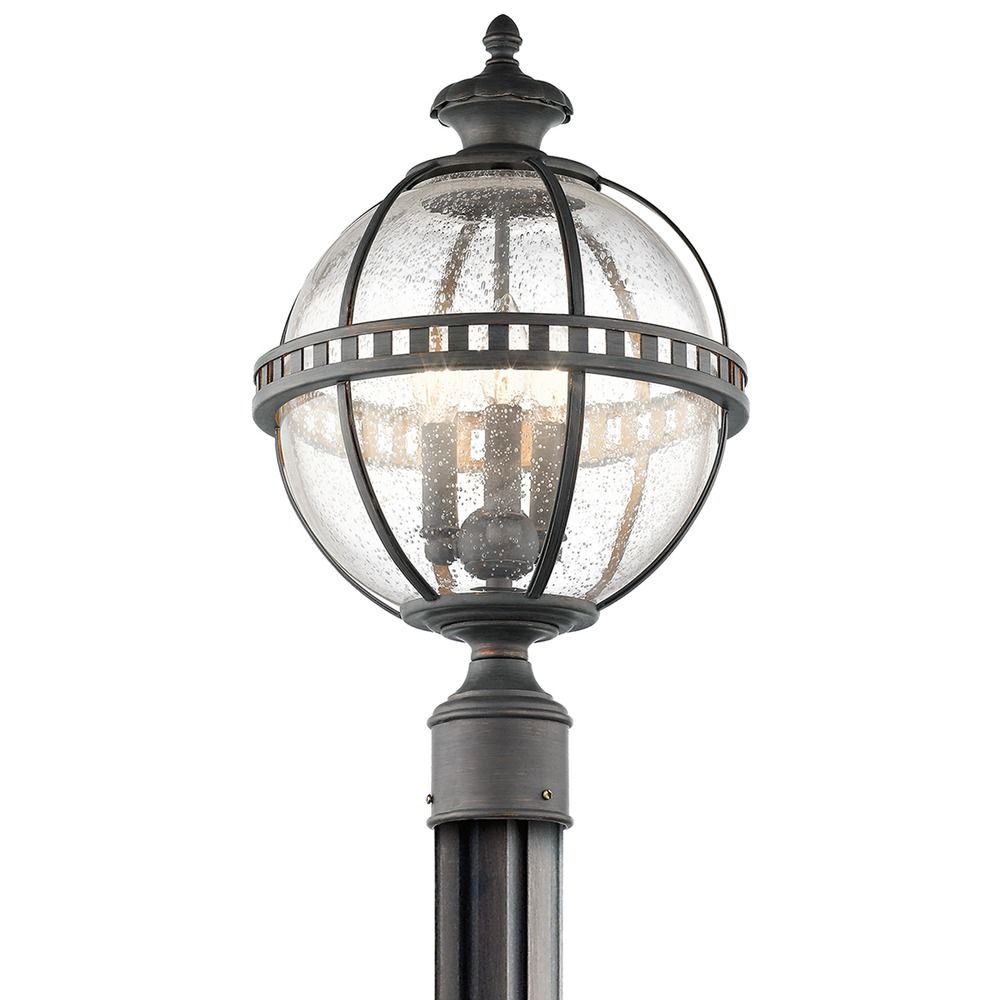 Kichler Lighting Halleron Post Light 49604LD Destination Lighting