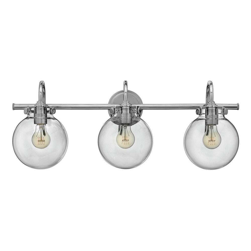 Hinkley Lighting Congress Chrome Bathroom Light 50034CM Destination