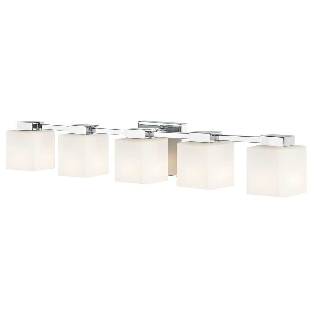 Led Bathroom Light Square Gl Chrome 5lt 1935 26 Destination Design Clics Lighting Led Bathroom Light Square Gl Chrome 5lt 1935 26