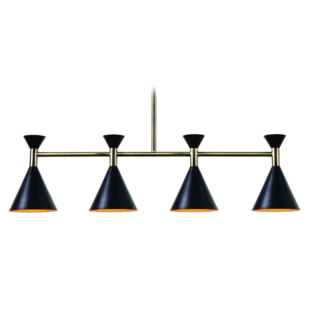 mid century modern island lighting