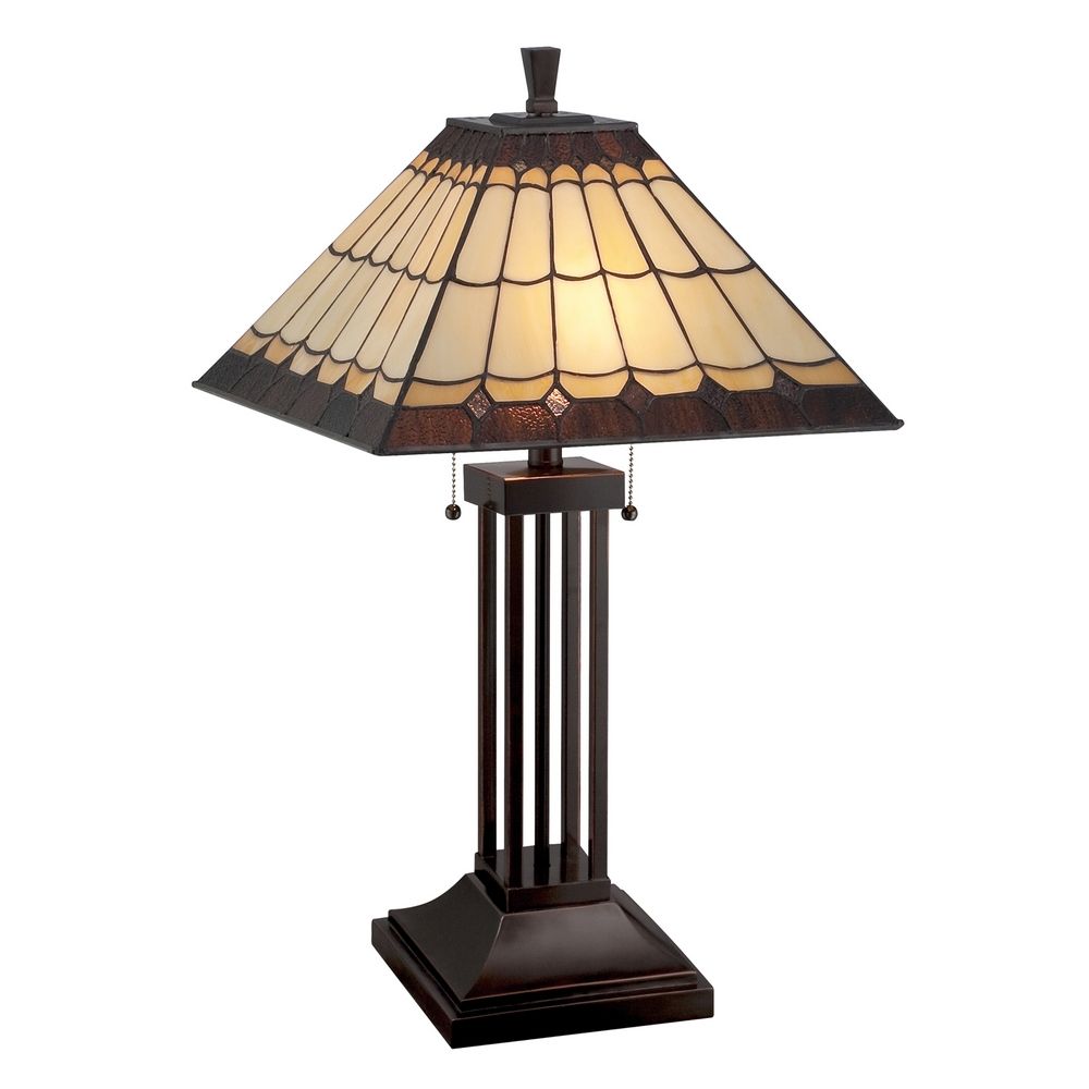Lite Source Lighting Arty Dark Bronze Table Lamp with ...