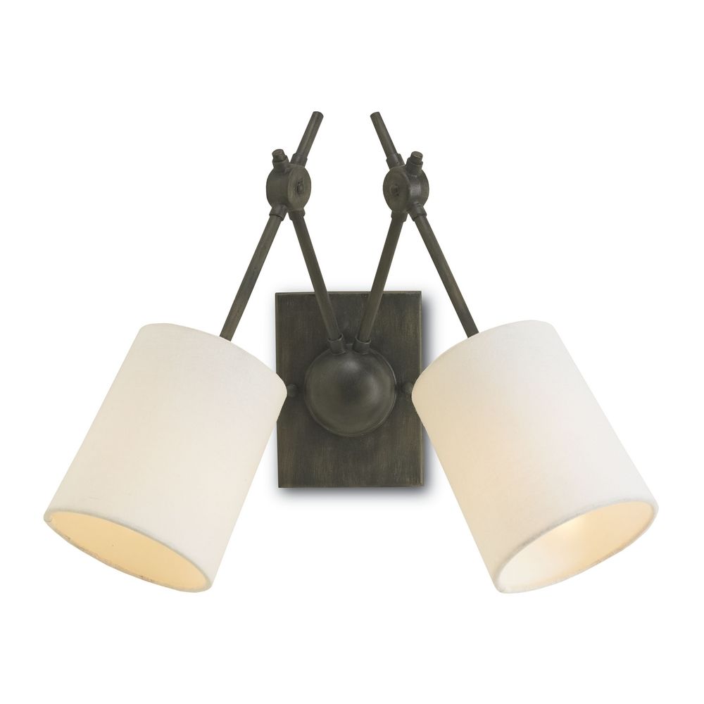 Currey Company Compass Black Wall Sconce