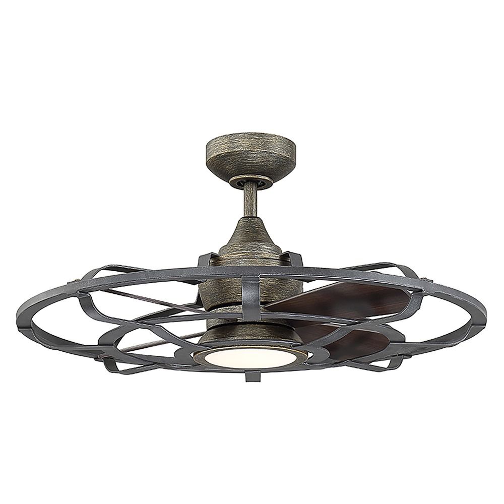 Savoy House Alsace Ii 22 Inch Reclaimed Wood Ceiling Fan With Led