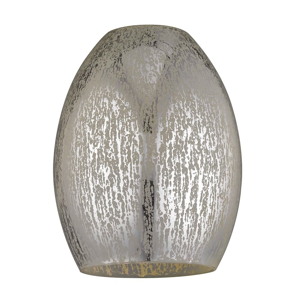 Mercury Oblong Glass Shade GL1034MER Destination Lighting