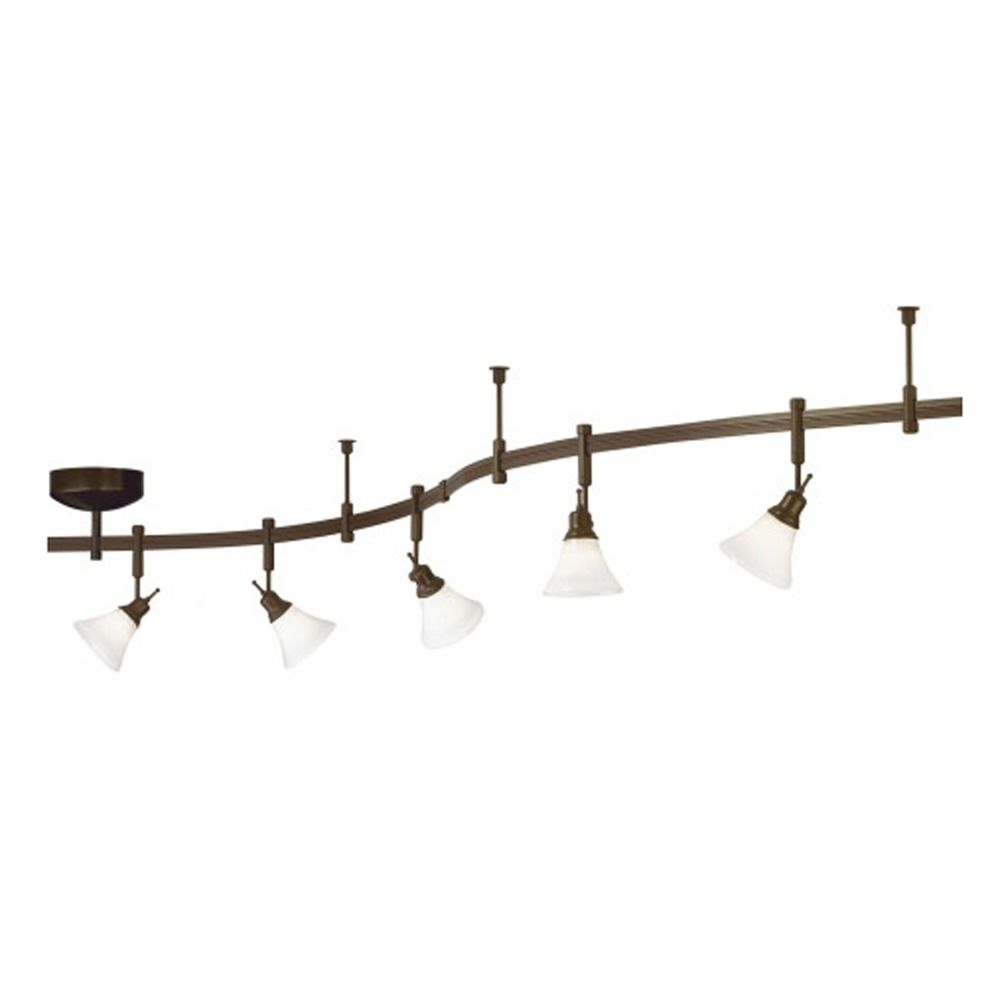 Tech Casual Antique Bronze Track Light Kit 12v 800ral5cwz Shown In Antique Bronze Finish