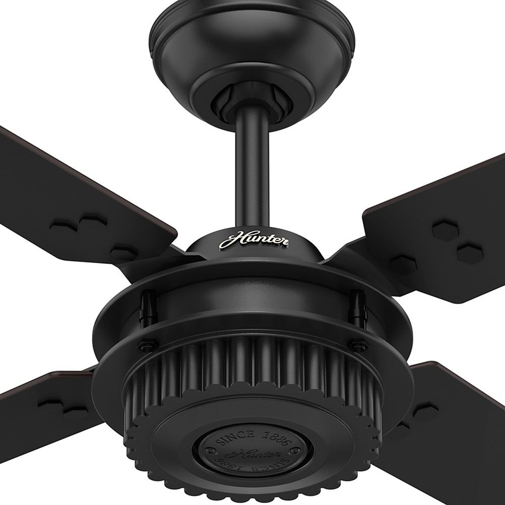 Chronicle Matte Black Ceiling Fan