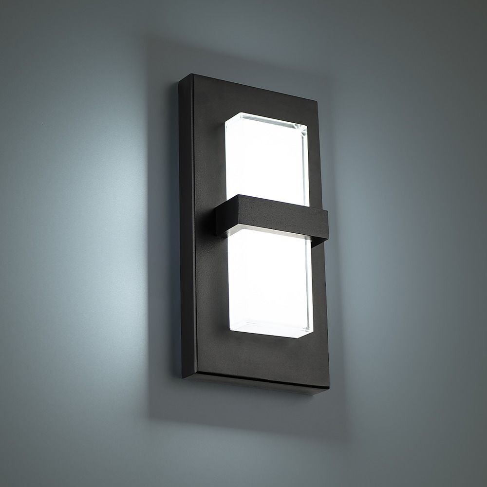 Bandeau LED Outdoor Wall Light in Black