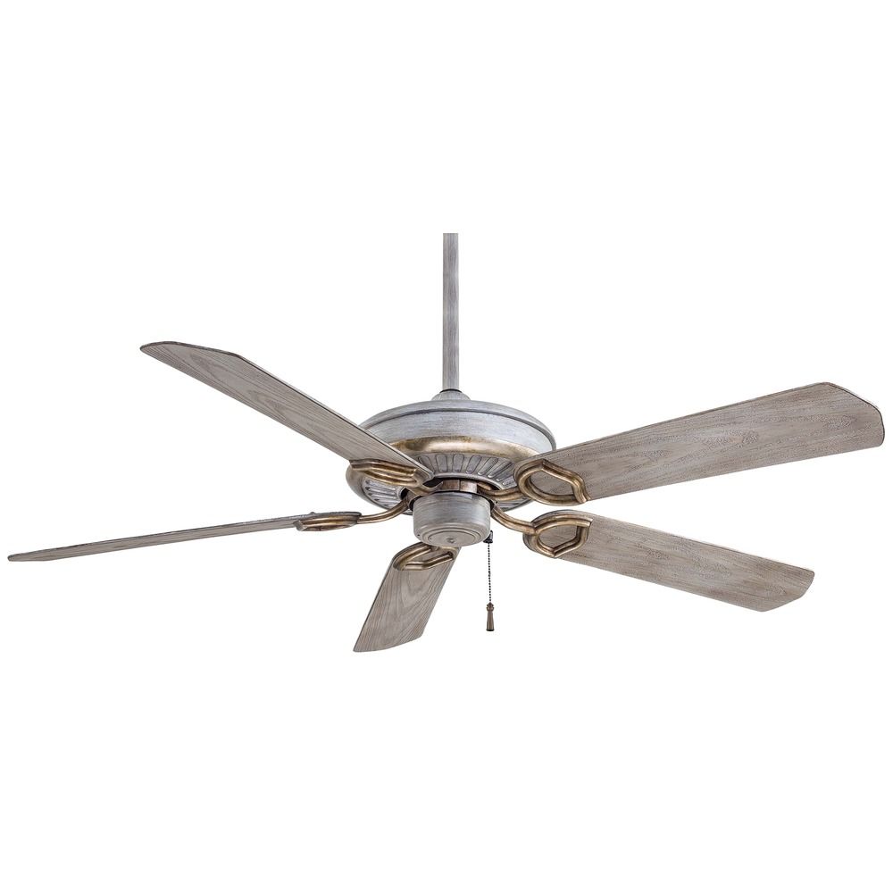 54 Inch Minka Aire Fans Sundowner Driftwood Ceiling Fan Without