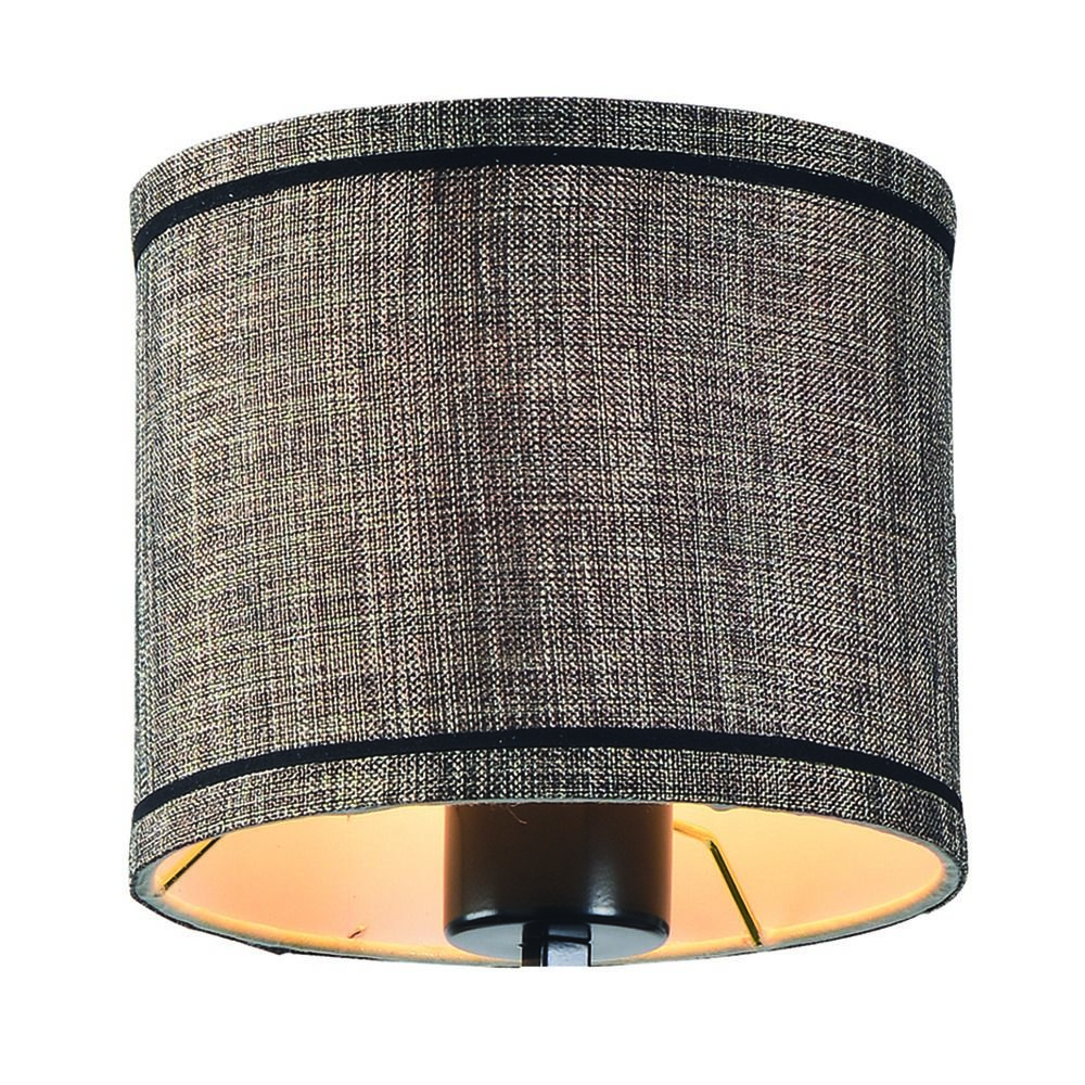 Bronze Gold Drum Lamp Shade With Uno Assembly At Destination Lighting
