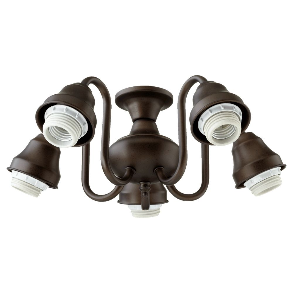 Quorum Lighting Oiled Bronze Fan Light Kit 25308086 Destination